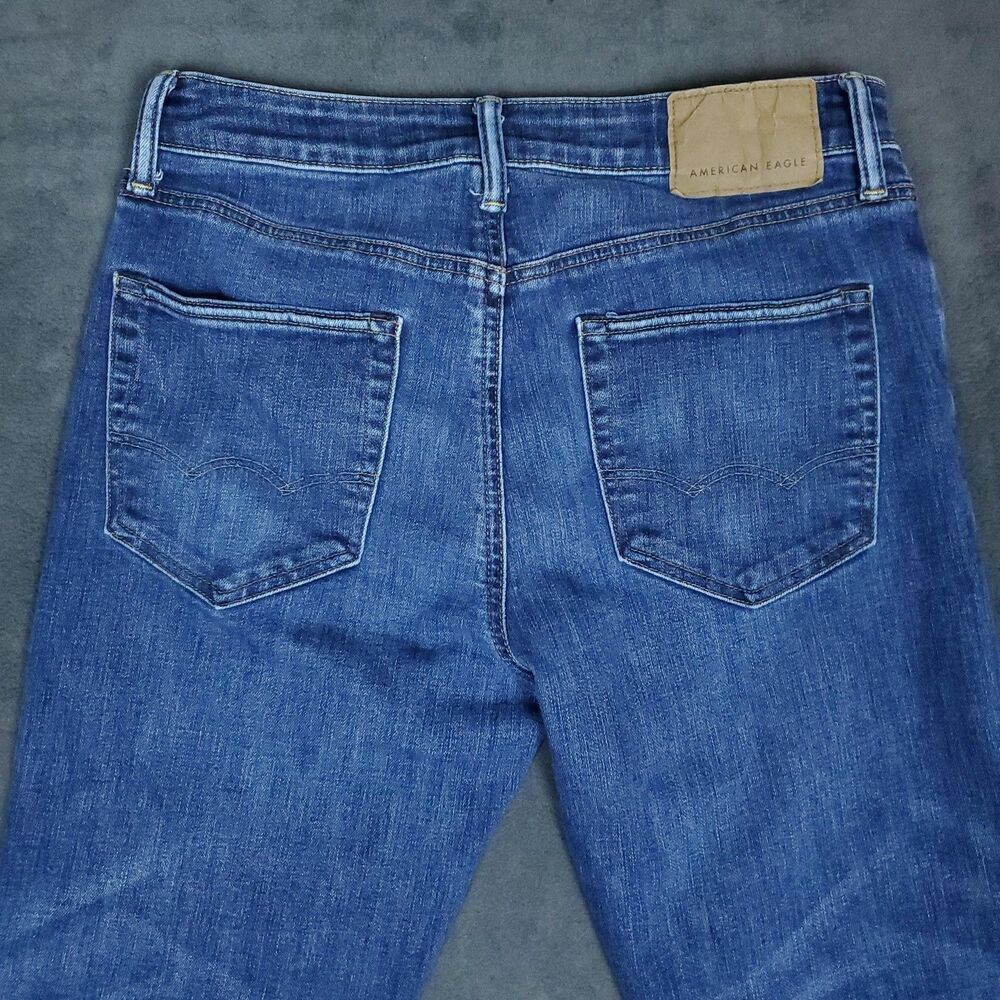 American Eagle Jeans Womens 31x27 AirFlex Temp Tech Athletic Fit Stretch Denim - Picture 13 of 14